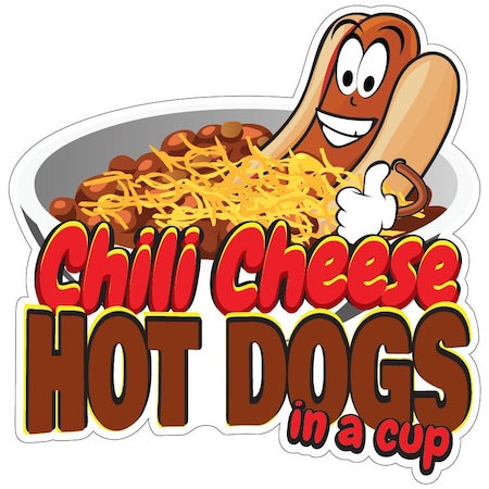 Chili Cheese Hot Dogs Decal Concession Stand Food Truck Sticker